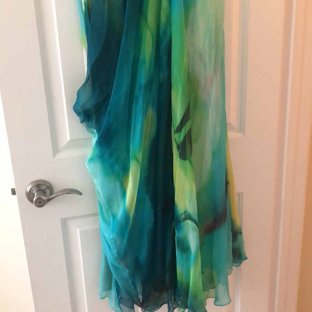 Bcbg Maxazria Multi Color Gown Size 04 - image 3